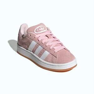 Adidas Kids Unisex Clear Pink Cloud White Gum Campus 00s Shoes Size 6